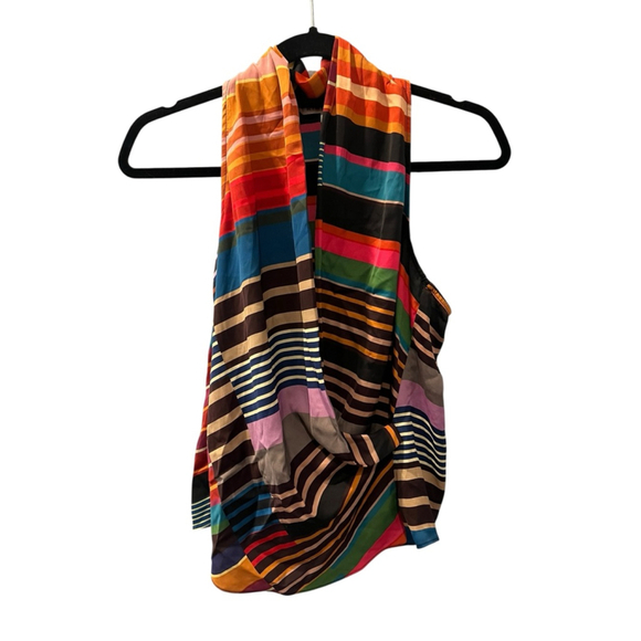 Trina Turk Tops - Trina Turk Sleeveless Lightweight Blouse Women's Size Small Summer Stripes